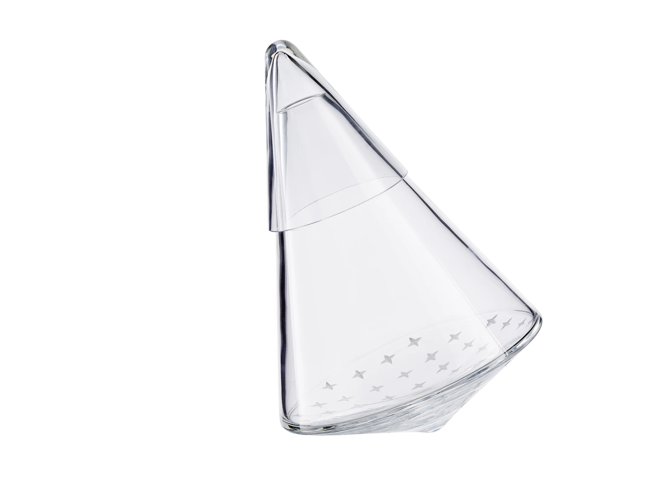 A Perspectives jug with a dotted geometric base
