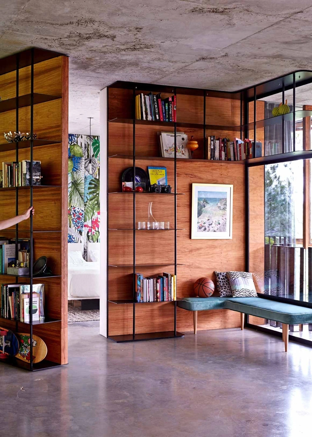 Handcrafted timber joinery and a quiet corner of the house