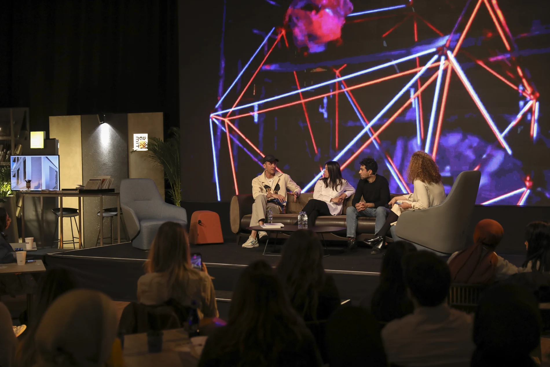 Tamer Nakışçı, Merve Parnas and Kerem Ariş in conversation with Özlem Yalım at SPACE ’22