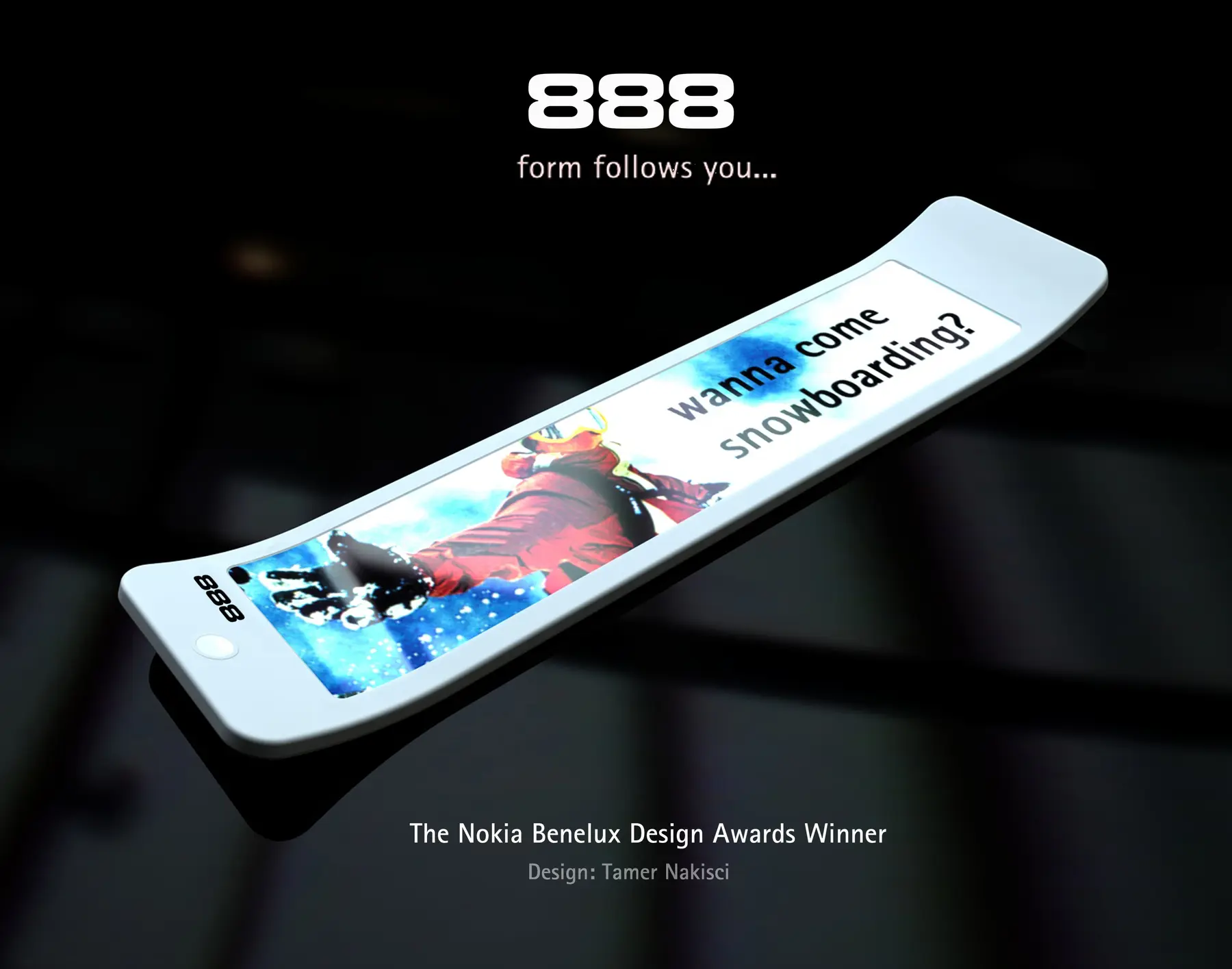 Nokia Benelux Design Awards presentation render