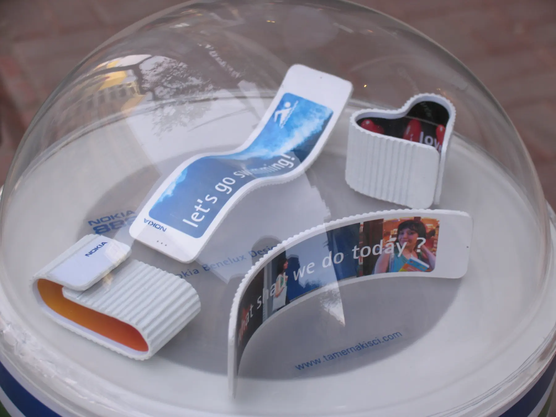 Nokia 888 prototypes presented in an exhibition